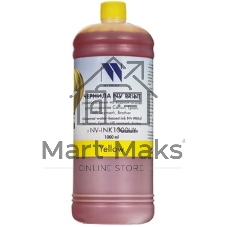 Чернила NVPrint универсальные на водной основе NV-INK1000UY для аппаратов Сanon/Epson/НР/Lexmark (1000 мл) Yellow