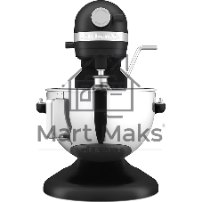 Миксер KitchenAid 5KSM55SXXEBM черный, стационарный, 375 Вт, 5.2 л, 11 скоростей