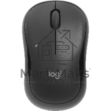 Мышь беспроводная Logitech M220 SILENT черный/серый, 1000 dpi, радиоканал, USB, кнопки - 3