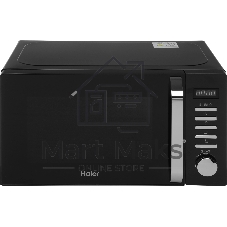 Микроволновая печь Haier HMB-DG208BA черный, 20 л, 800 Вт, переключатели - кнопки, поворотный механизм