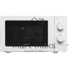 Микроволновая печь Vitek VT-MW0820 белый, 20 л, 700 Вт, переключатели - поворотный механизм