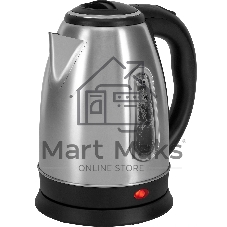 Чайник электрический Vitek VT-WK1085 1.8л. 1700Вт черный/серебристый корпус: металл