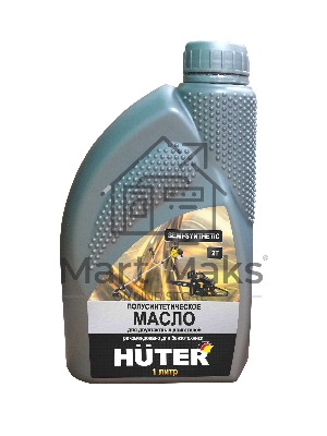 Масло 2Т для двухтактных двигателей,для техники Huter,1л