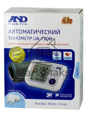 Тонометр автоматический A&D UA-1200