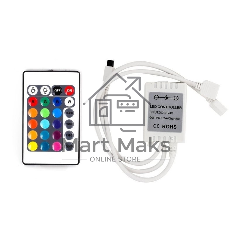 Контроллер инфракрасный LED RGB (IR) 12 V/6 A инфракрасный (IR) LAMPER