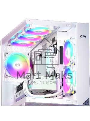 Вентилятор для корпуса PCCooler F3 T120 ARGb белый, 120 мм, 1800 об/мин, 21.6 дБ, 4 pin