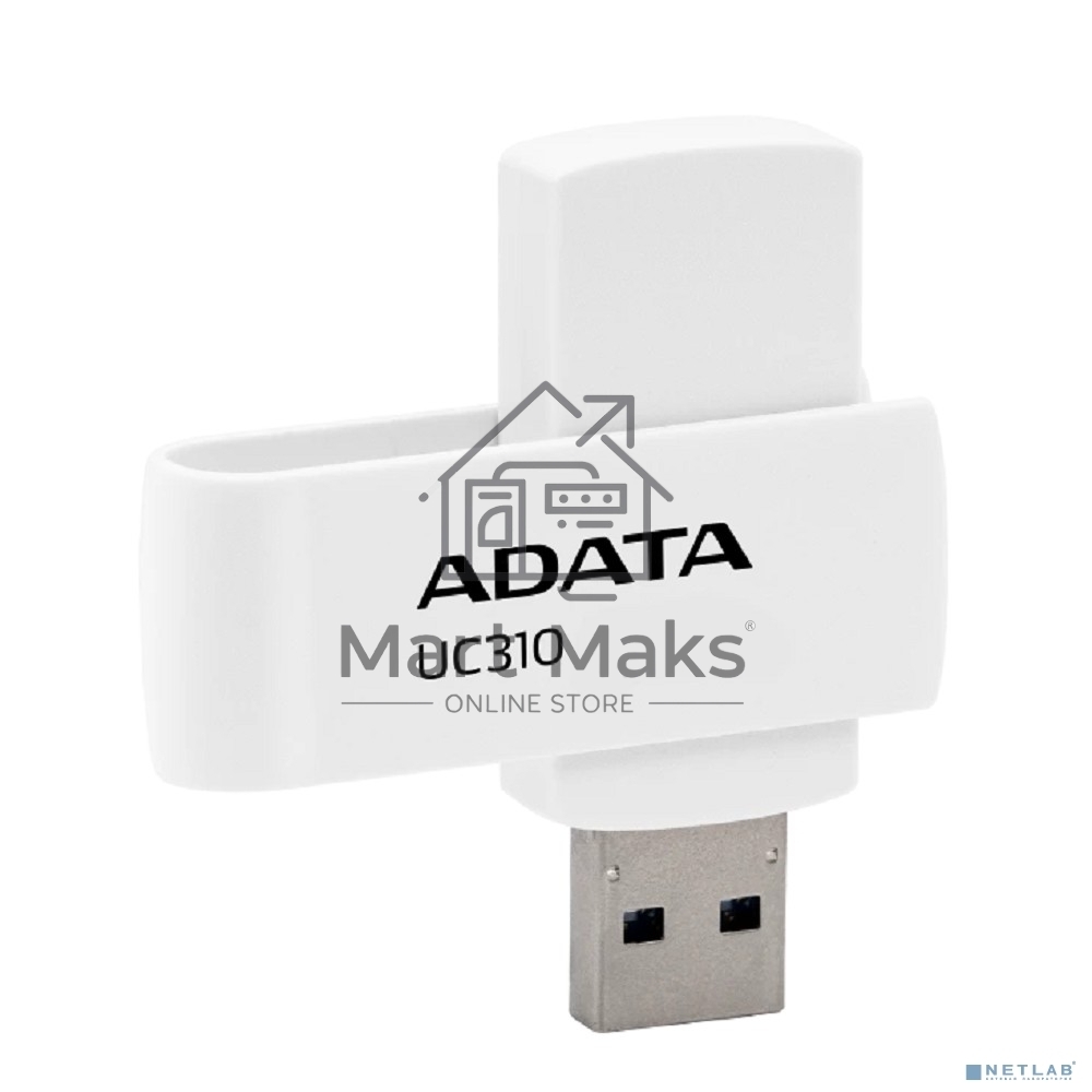 Флешка USB R/W ADATA R/W USB3 64GB WHITE UC310-64G-RWH