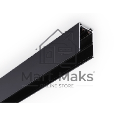Шинопровод накладной Ambrella light GL1006 BK черный IP20 220V 3000*30.6*56
