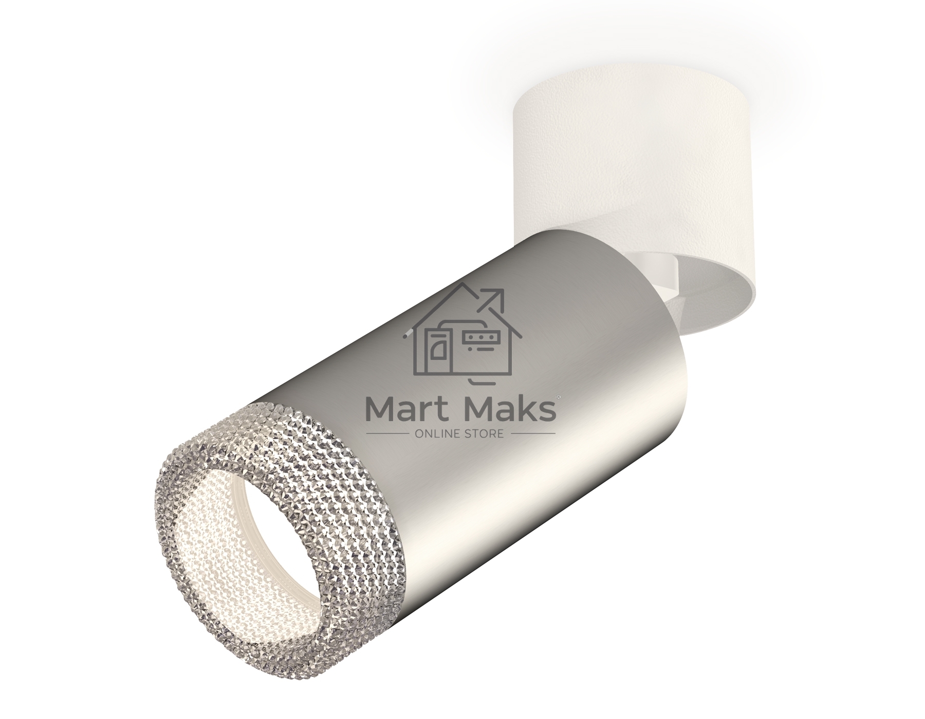 Светильник Ambrella Light XM6324031 SSL/WH/CL серебро песок/белый/прозрачный (A2220, C6324, N6150)