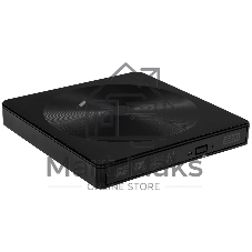 Внешний оптический DVD привод DVD-RW ext. Black Slim Ret USB3.0+TYPE-C