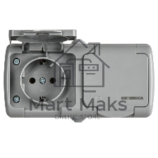 Розетка IEK ERA22-K03-16-54 РСш22-2-А Розетка 2-ая с з/к откр. уст. 16А IP54 AQUATIC
