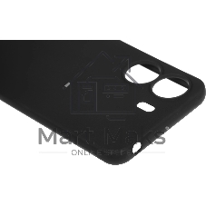 Чехол (клип-кейс) BoraSCO для Xiaomi Redmi 13C Silicone Case черный (72839)