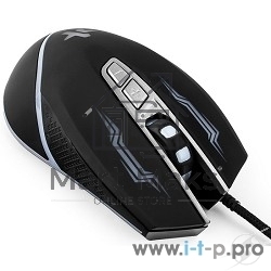 Мышь проводная Гарнизон GM-730G черный, 3200 dpi, USB, кнопки - 7