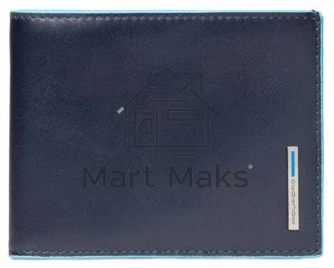 Кошелек мужской Piquadro Blue Square PU257B2R/BLU2 синий натур.кожа