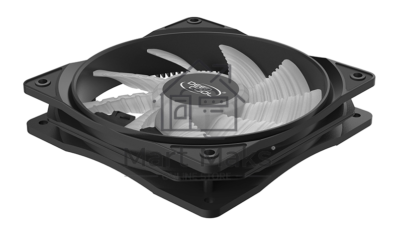 Вентилятор для корпуса DEEPCOOL RF120R черный, 120 мм, 1300 об/мин, 21.9 дБ, 3 pin