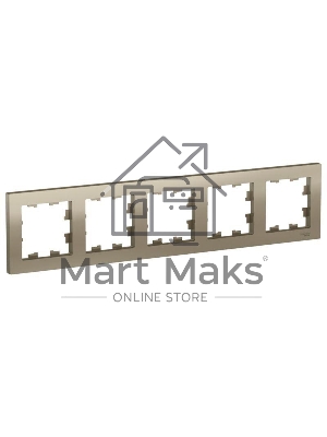 Рамка 5-м ATLAS DESIGN универс. шампань SchE ATN000505