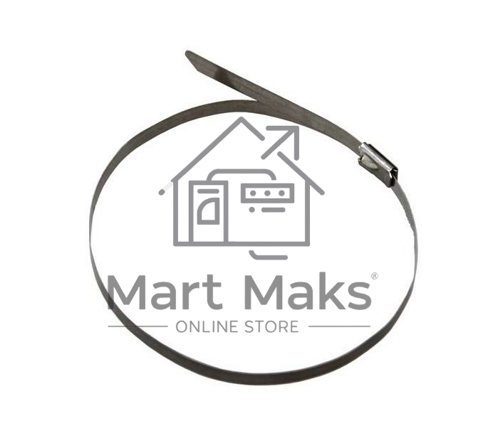 Хомут кабельный Rexant 4.6х200 сталь серебр. (уп. 50 шт)