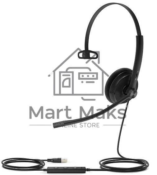 Гарнитура проводная Yealink UH34 Lite Mono UC