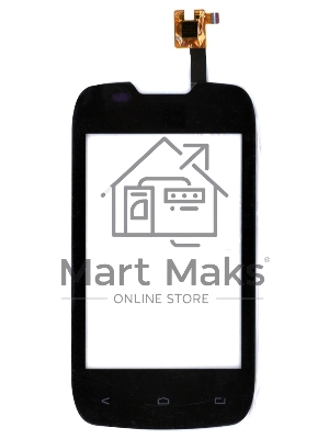 Сенсорное стекло (тачскрин) для Fly IQ431 IQ432, черное
