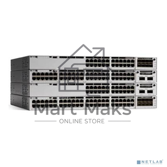 Коммутатор Cisco C9300-24P-E Catalyst 9300 24-port PoE+, Network Essentials