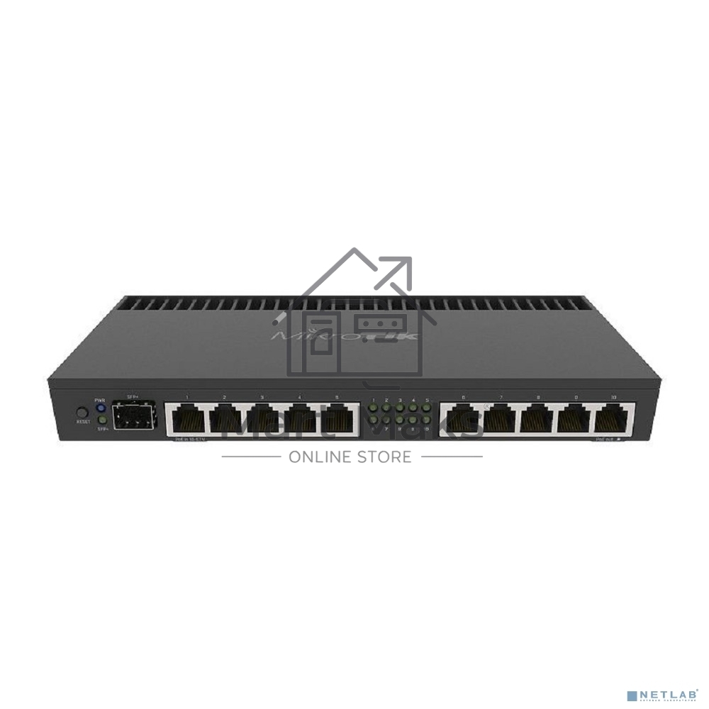 Маршрутизатор 1000M 10PORT 1SFP+ RB4011IGS+RM MIKROTIK