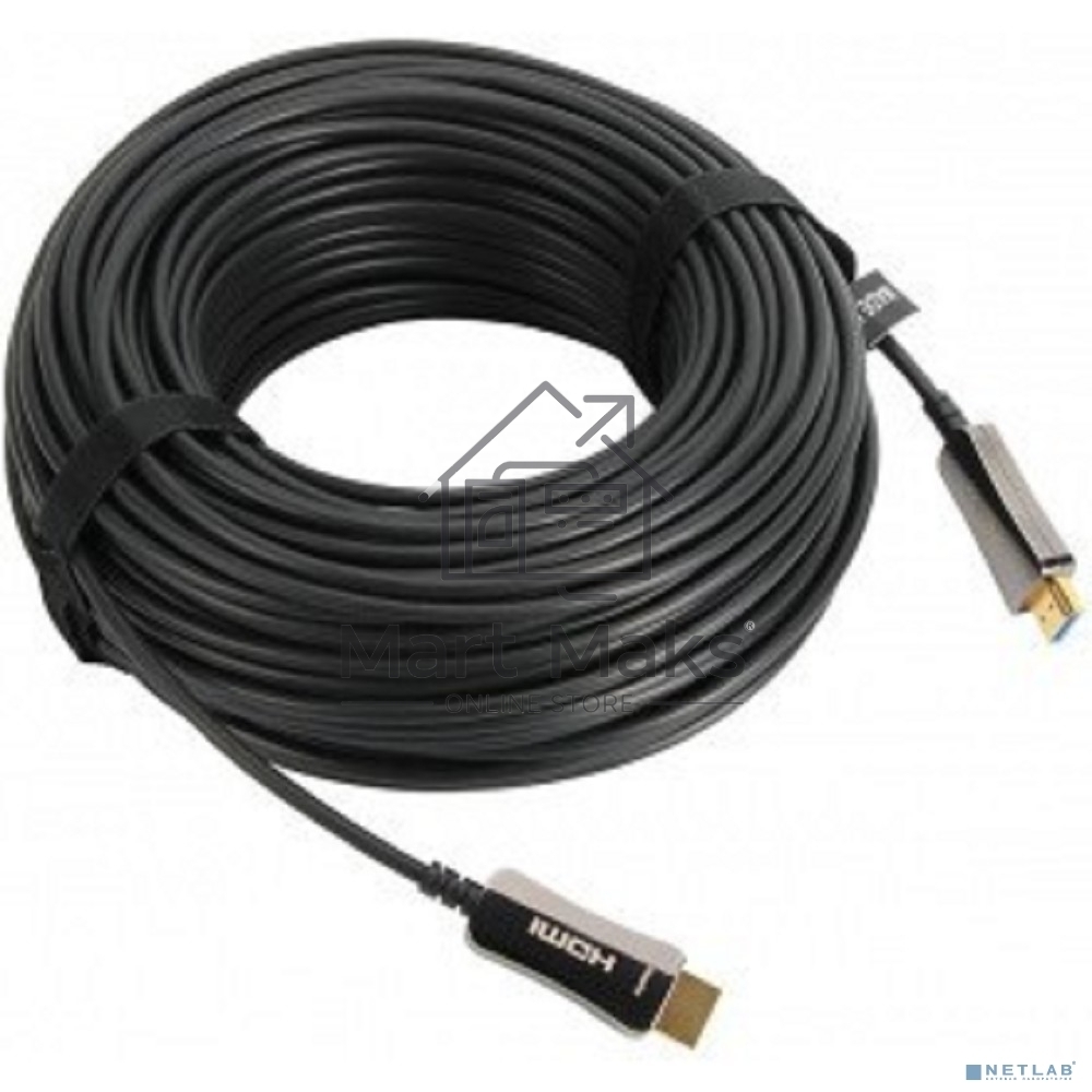 Активный оптический кабель HDMI 19M/M,ver. 2.0, 4K@60 Hz 30m VCOM <D3742A-30M>