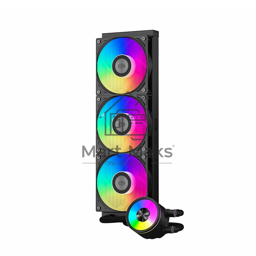 Система охлаждения PCCooler DA360 Pro ARGb черный 120мм алюминий+медь 2200rpm 33.7db 4-pin 300W