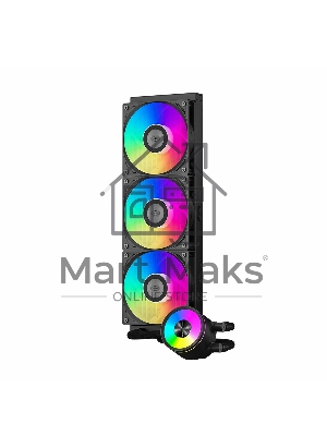 Система охлаждения PCCooler DA360 Pro ARGB черный 120мм алюминий+медь 2200rpm 33.7db 4-pin 300W