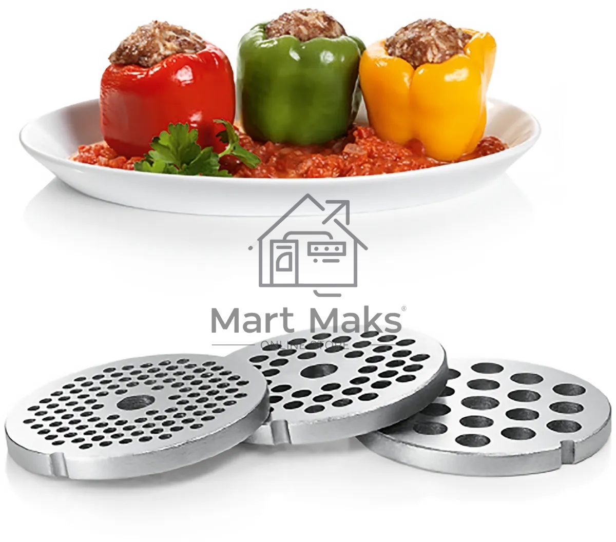 Мясорубка Bosch MFW67440 2000Вт черный/серебристый