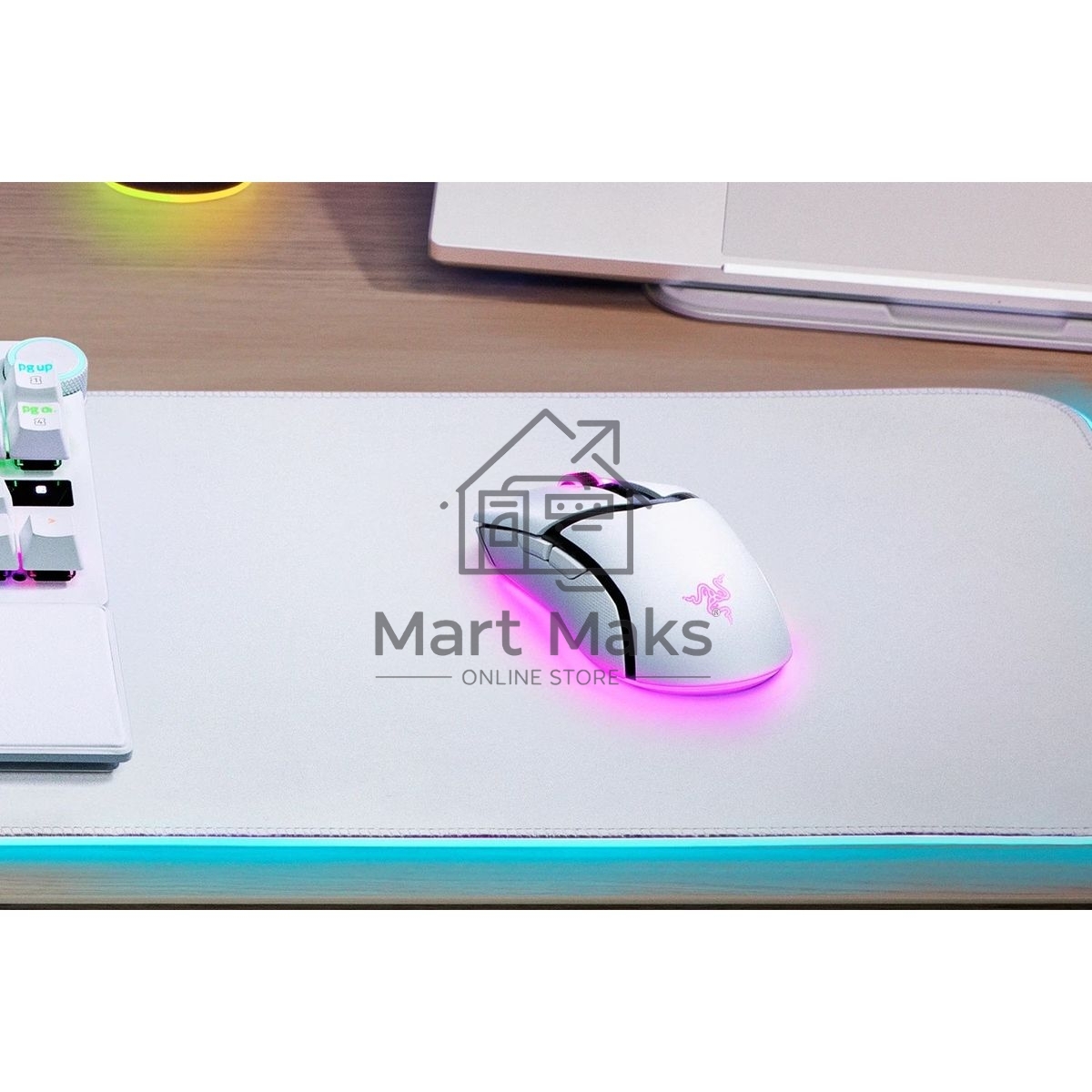 Мышь беспроводная/проводная Razer Cobra Pro белый, 30000 dpi, радиоканал, Bluetooth, USB, кнопки - 8