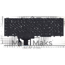 Клавиатура для ноутбука Dell Precision 7530 7730 черная с подсветкой