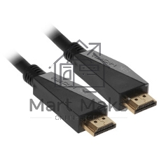 Активный оптический кабель HDMI 19M/M,ver. 2.0, 4K@60 Hz 80m VCOM