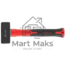 Кувалда Matrix optimal 1500 г, фибергласовая обрезиненная рукоятка