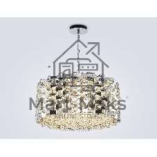 Люстра Ambrella light LH41006/18 CH/CL хром/прозрачный E14*18 max 40W D700*320
