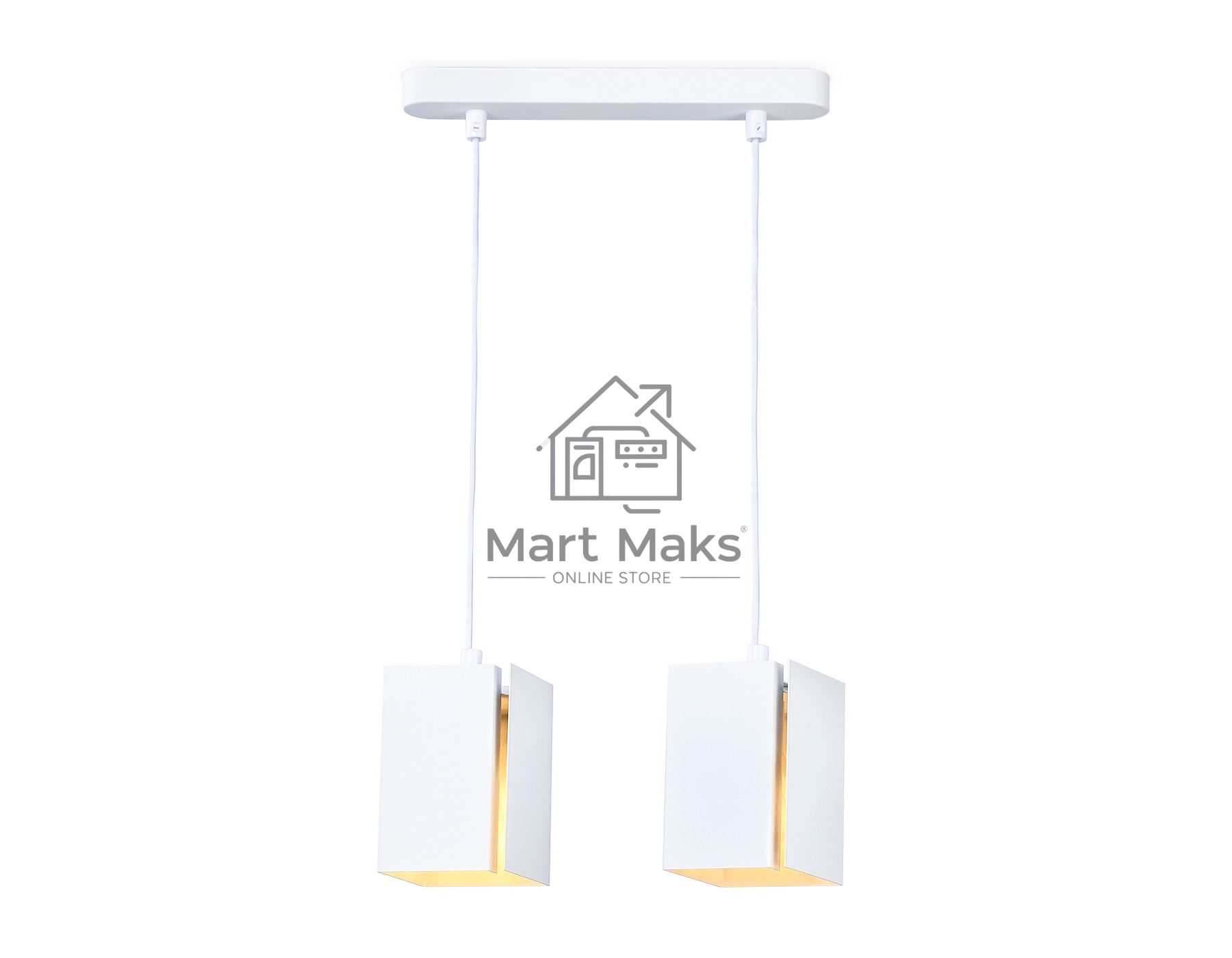 Светильник подвесной TN5131/2 WH белый E27/2 max 40W 260*80*1150