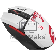 Мышь беспроводная A4Tech Bloody R36 Ultra черный/белый/красный, 12000dpi, USB, радиоканал, кнопки - 7