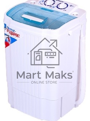 Стиральная машина EVGO WS-30ET белый/голубой загр. вертикальная макс.:3 кг 0 об/мин класс: А+