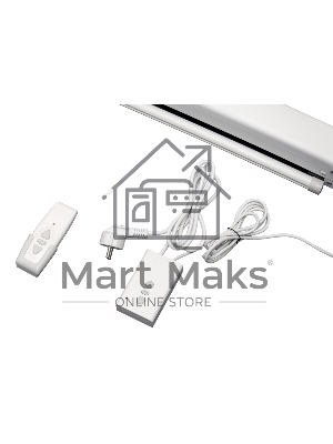 Экран Cinema S'OK SCPSM-266x150-ED60 16:9 настенно-потолочный, моторизованный, 266x150см, белый корпус, экстрадроп 60см