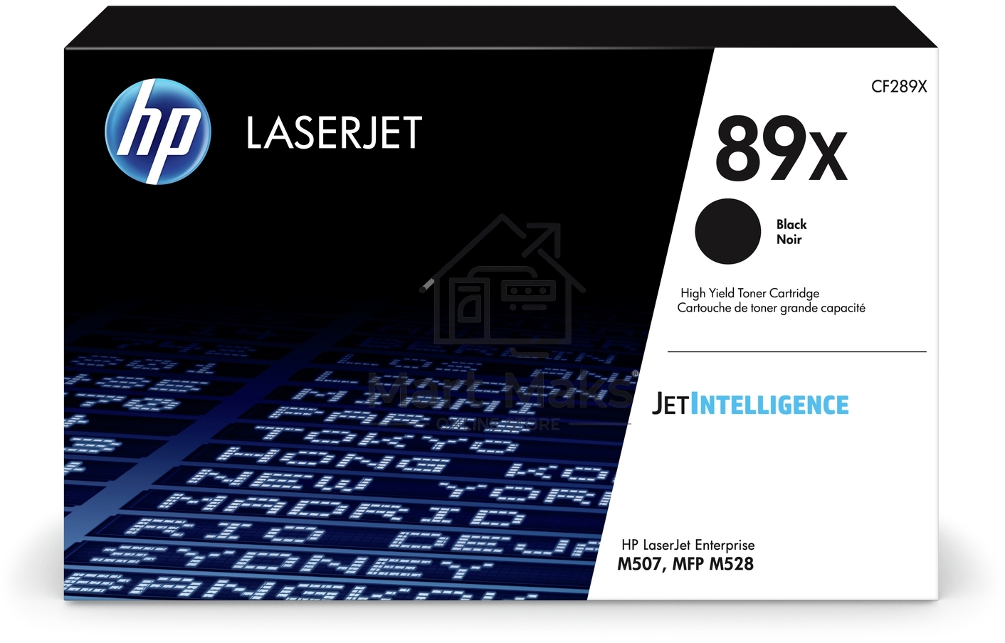 Картридж лазерный HP CF289X черный для HP LJ M507/MFP M528 (10000стр.)