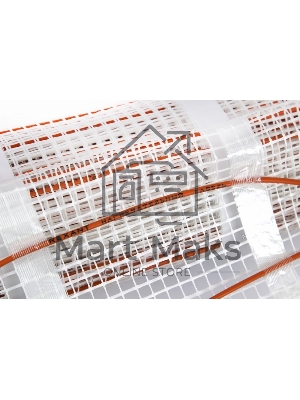 Теплый пол (нагревательный мат) Rexant Extra, площадь12,0 м2 (0,5 х 24,0 метров), 1920Вт, (двух жильный)