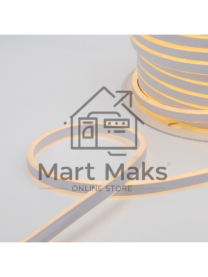 Гибкий неон Neon-night LED SMD 8х16 мм, двухсторонний, теплый белый, 120 LED/м, бухта 100 м