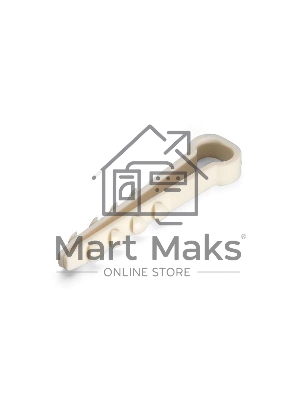 Дюбель-хомут ДХП 10-5 нейлон белый (уп.100шт) Fortisflex 59235