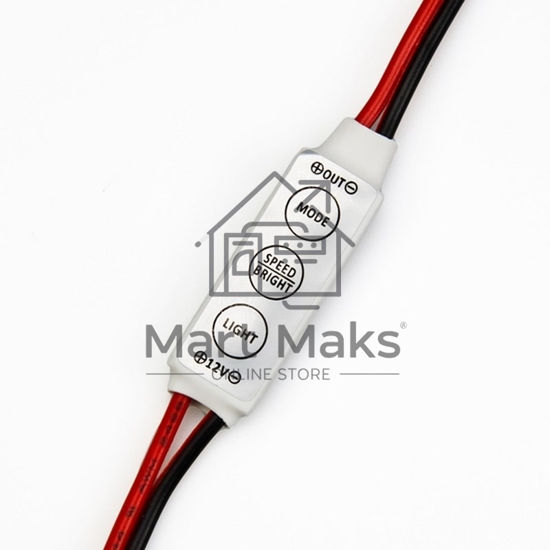 Мини диммер радио LED 72/144 W, 3 кнопки,12 V/24 V