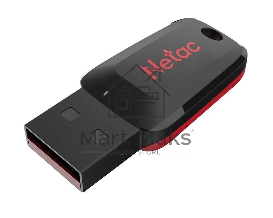 Флешка USB R/W R/W Netac U197 8Gb <NT03U197N-008G-20BK>, USB2.0, пластиковая, черная
