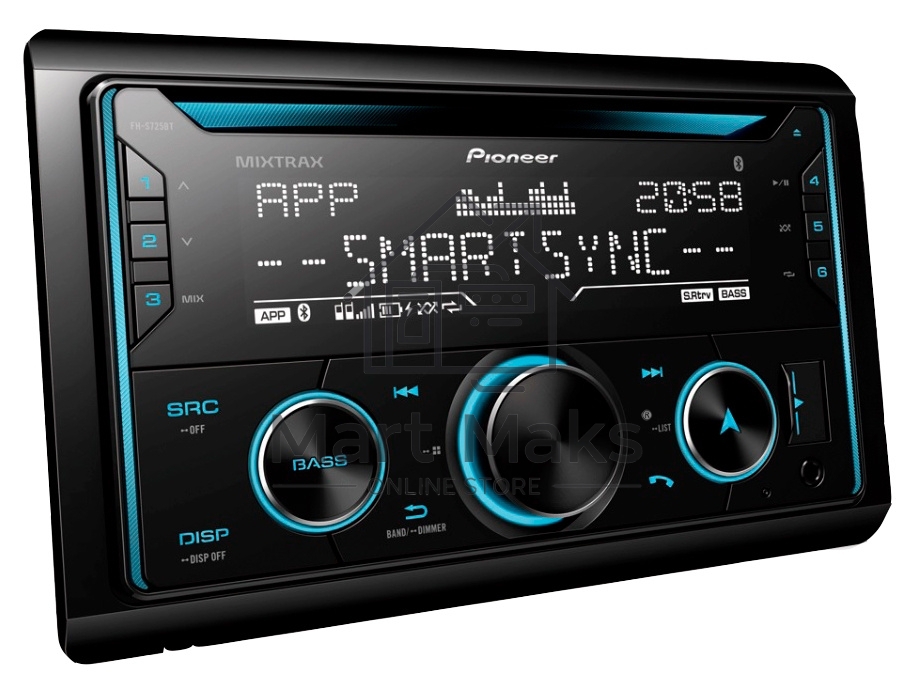 Автомагнитола Pioneer FH-S725BT 2DIN 4x50Вт