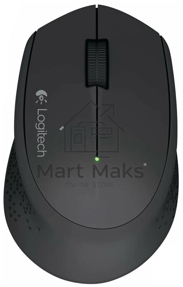 Мышь беспроводная Logitech M280 серый, 1000 dpi, радиоканал, USB, кнопки - 3