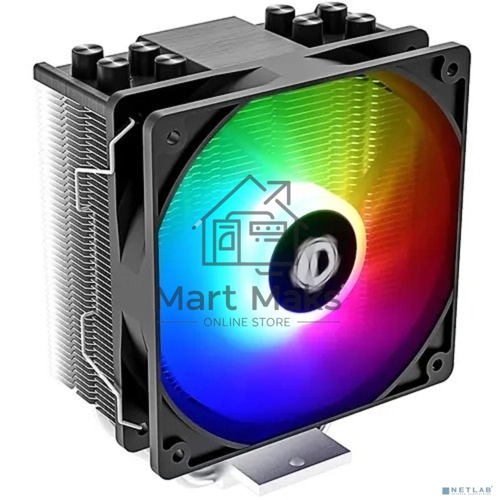 Кулер ID-COOLING SE-214-XT ARGB черный 120мм алюминий+медь 1500rpm 27db 4-pin 180W 150мм