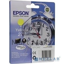Картридж струйный Epson T2704 (C13T27044022/C13T27044020) желтый, 300 стр., для WF7110/7610/7620 (300стр.)