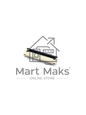 Разъем FPC Flip-Lock 0510-30RLGF 30 pin высота 1мм шаг 0,5мм