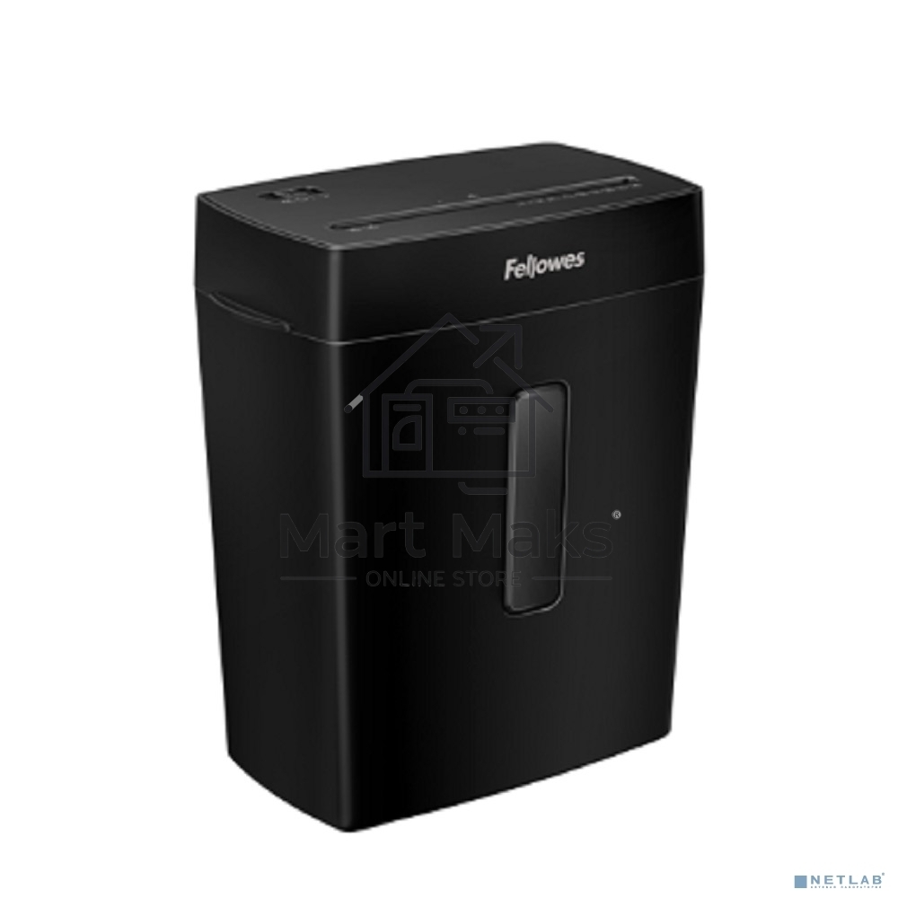 Шредер Fellowes PowerShred Р-42С черный (секр.P-4) фрагменты 8лист. 15лтр. скрепки скобы пл.карты